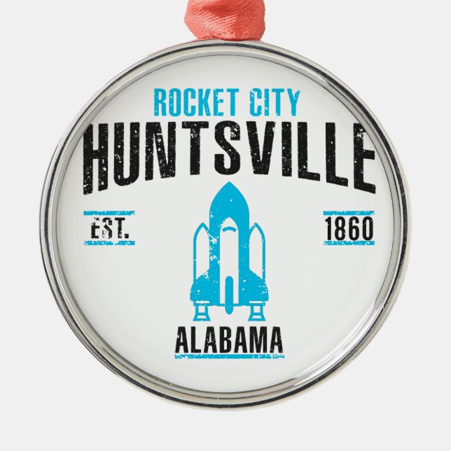 Huntsville Metal Tree Decoration (Front)
