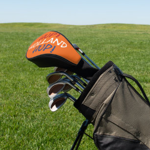 Hup Holland Hup overlaid on NLD Flag on or dccn Golf Head Cover