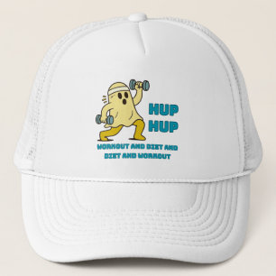Hup Hup cap - Funny Fitness Trucker Hat