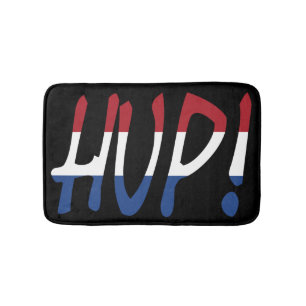 Hup overlaid on NLD Flag on bk bmcnt Bath Mat