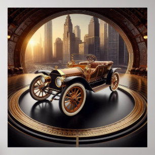 Hupmobile Model 20 Roadster 01X Poster
