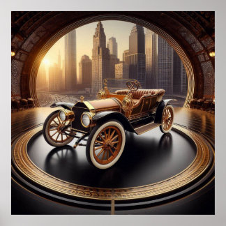 Hupmobile Model 20 Roadster 01X Poster