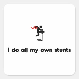 Hurdles Hero Square Sticker