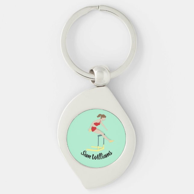 Hurdles Key Ring (Front)