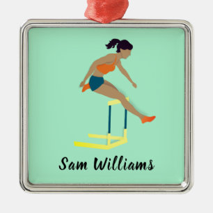 Hurdles Metal Tree Decoration