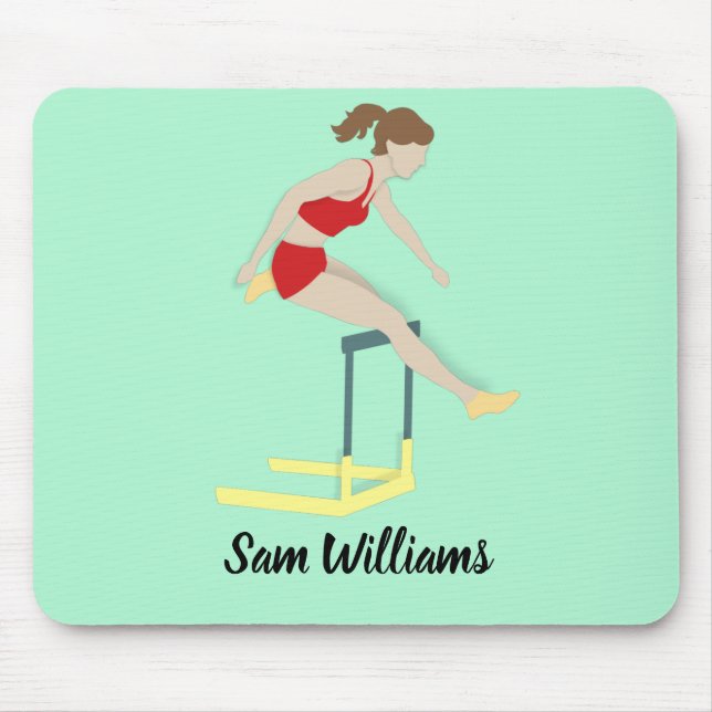 Hurdles Mouse Mat (Front)