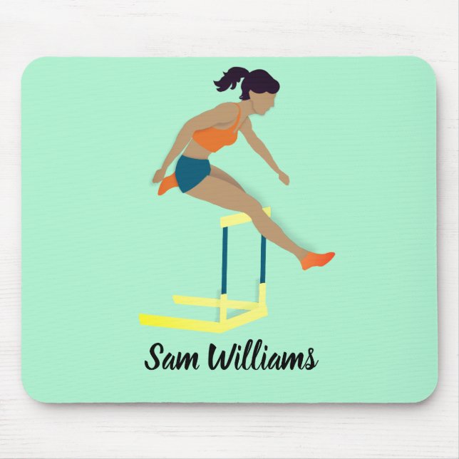 Hurdles Mouse Mat (Front)