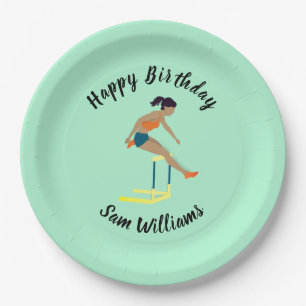 Hurdles Paper Plate