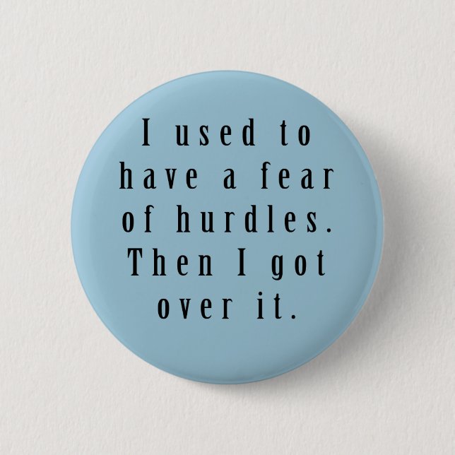 Hurdles Pun Pin (Front)