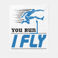 Hurdles Track and Field You Run I Fly