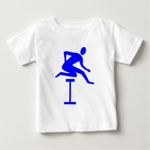 Hurdling - Blue Baby T-Shirt