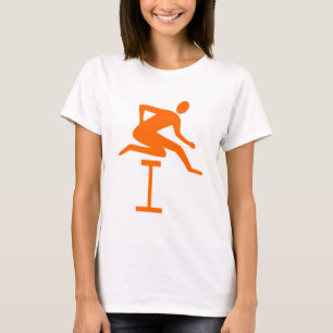 Hurdling - Orange T-Shirt