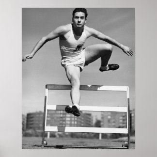 Hurdling Poster