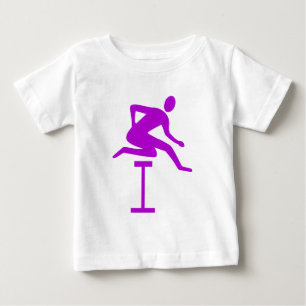 Hurdling - Purple Baby T-Shirt
