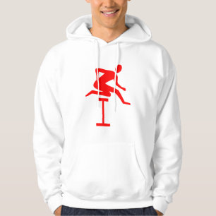 Hurdling - Red Hoodie