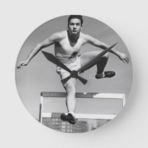 Hurdling Round Clock