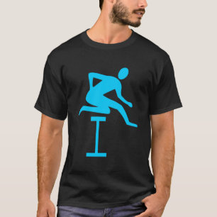 Hurdling - Sky Blue T-Shirt