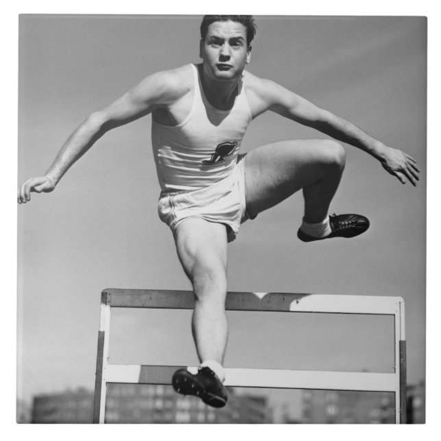 Hurdling Tile (Front)