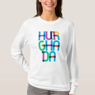 Hurghada Egypt Pop Art Letters T-Shirt