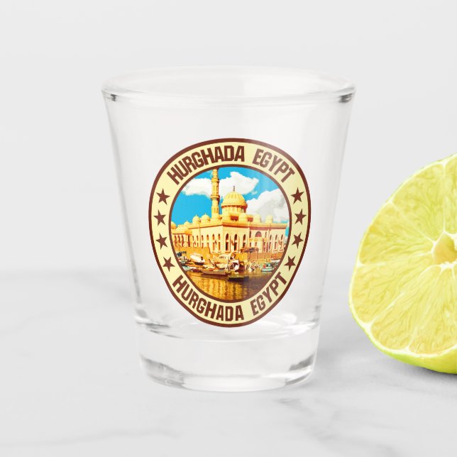 Hurghada                                           shot glass (Front)