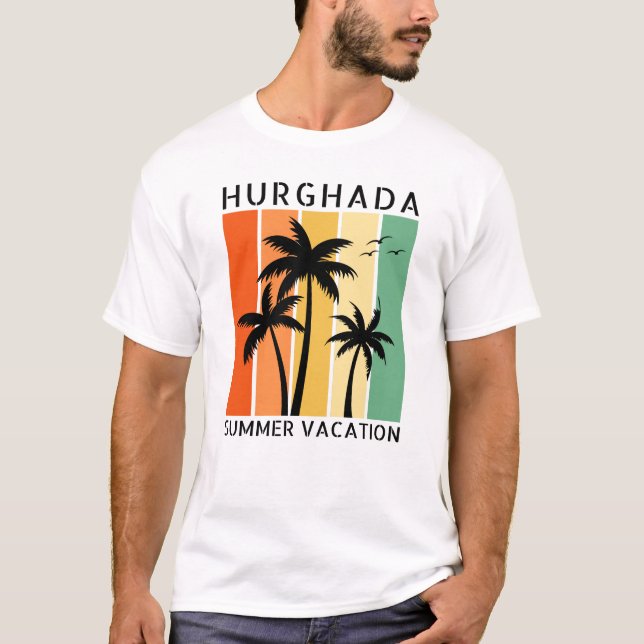 Hurghada  Summer Vacation T-Shirt (Front)