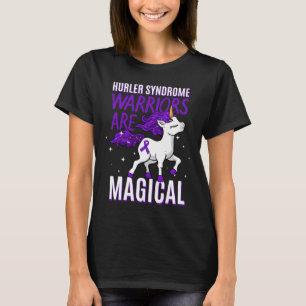 Hurler Syndrome Warrior Awareness Unicorn Mps-ih P T-Shirt