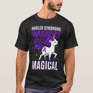 Hurler Syndrome Warrior Awareness Unicorn Mps-ih P T-Shirt