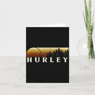 Hurley, Ky Vintage Sunset Retro  Card