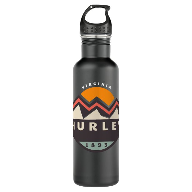 Hurley Virginia Long Sleeve  710 Ml Water Bottle (Front)