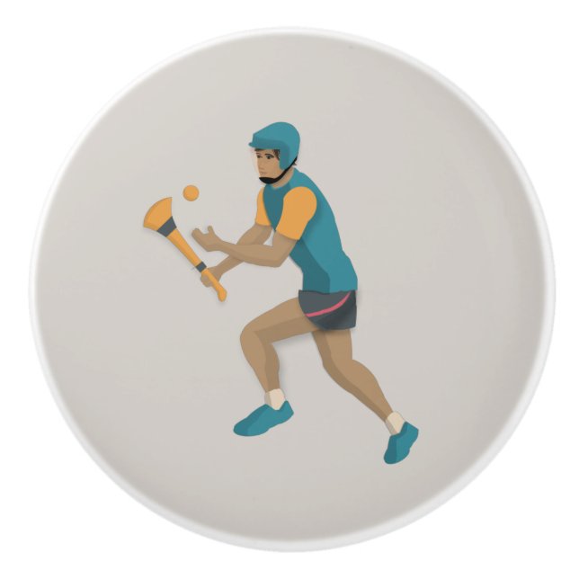 Hurling Ceramic Knob (Front)