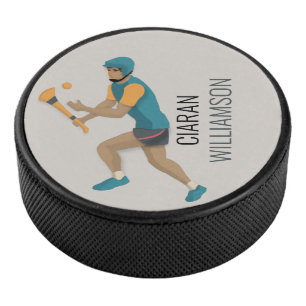 Hurling Hockey Puck