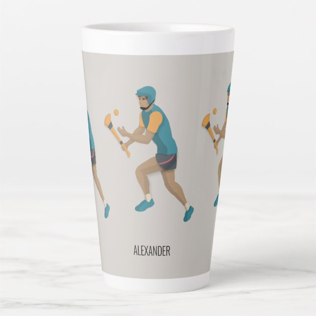 Hurling Latte Mug (Front)