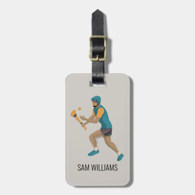 Hurling Luggage Tag (Front Vertical)