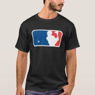 Hurling Parody Major League Style Logo T-Shirt