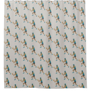 Hurling Shower Curtain