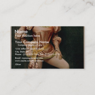 Hurly Burly, 'Sylvia Thorne' Retro Theatre Business Card
