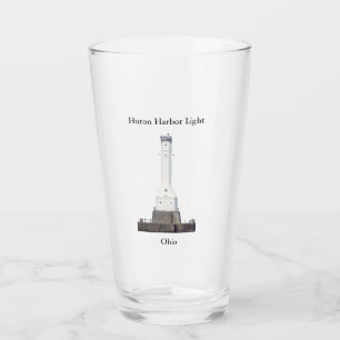 Huron Harbour Light glass
