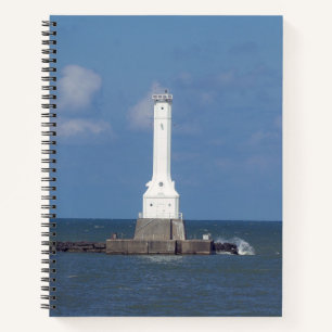 Huron Harbour Light notebook