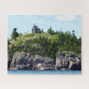 Huron Islands Lighthouse wide angle Jigsaw Puzzle