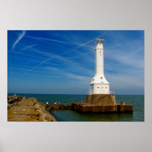 Huron lighthouse print