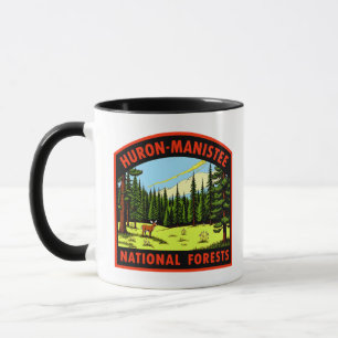 Huron Manistee Nation Forest Michigan  Mug