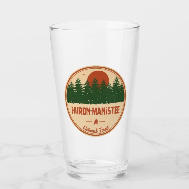 Huron-Manistee National Forest Glass (Front)