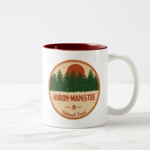 Huron-Manistee National Forest Two-Tone Coffee Mug