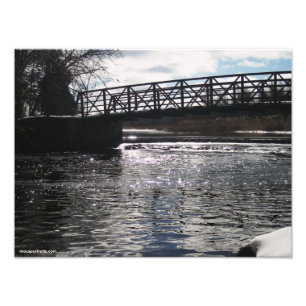 Huron River Bridge Photo Print