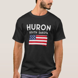 Huron South Dakota USA State America Travel South  T-Shirt