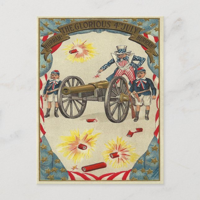 Hurrah, Hurrah Postcard (Front)