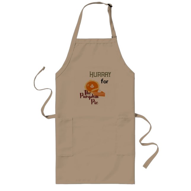 Hurray Pumpkin Pie Thanksgiving  Apron (Front)