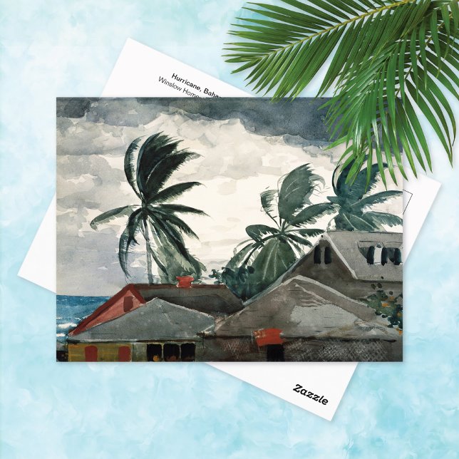 Hurricane Bahamas Winslow Homer Postcard (Creator Uploaded)