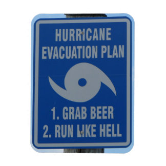 Hurricane Beer Plan Magnet
