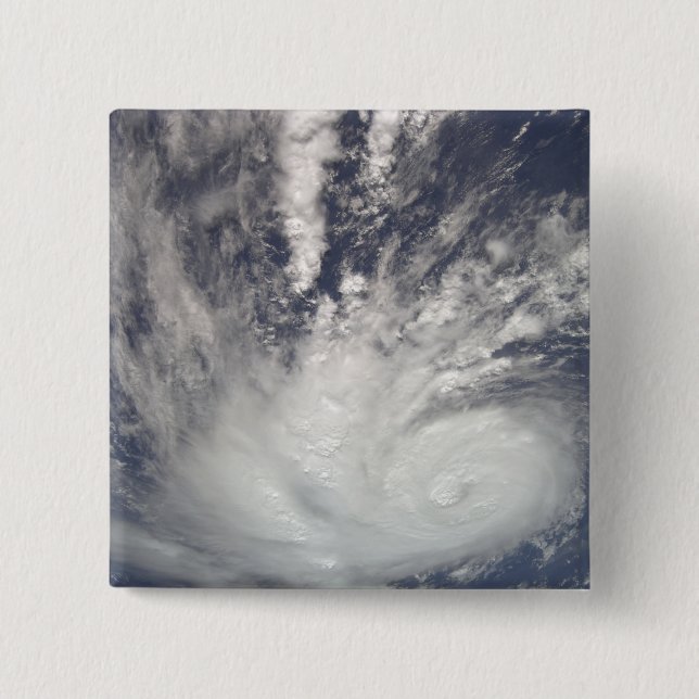 Hurricane Bertha 15 Cm Square Badge (Front)